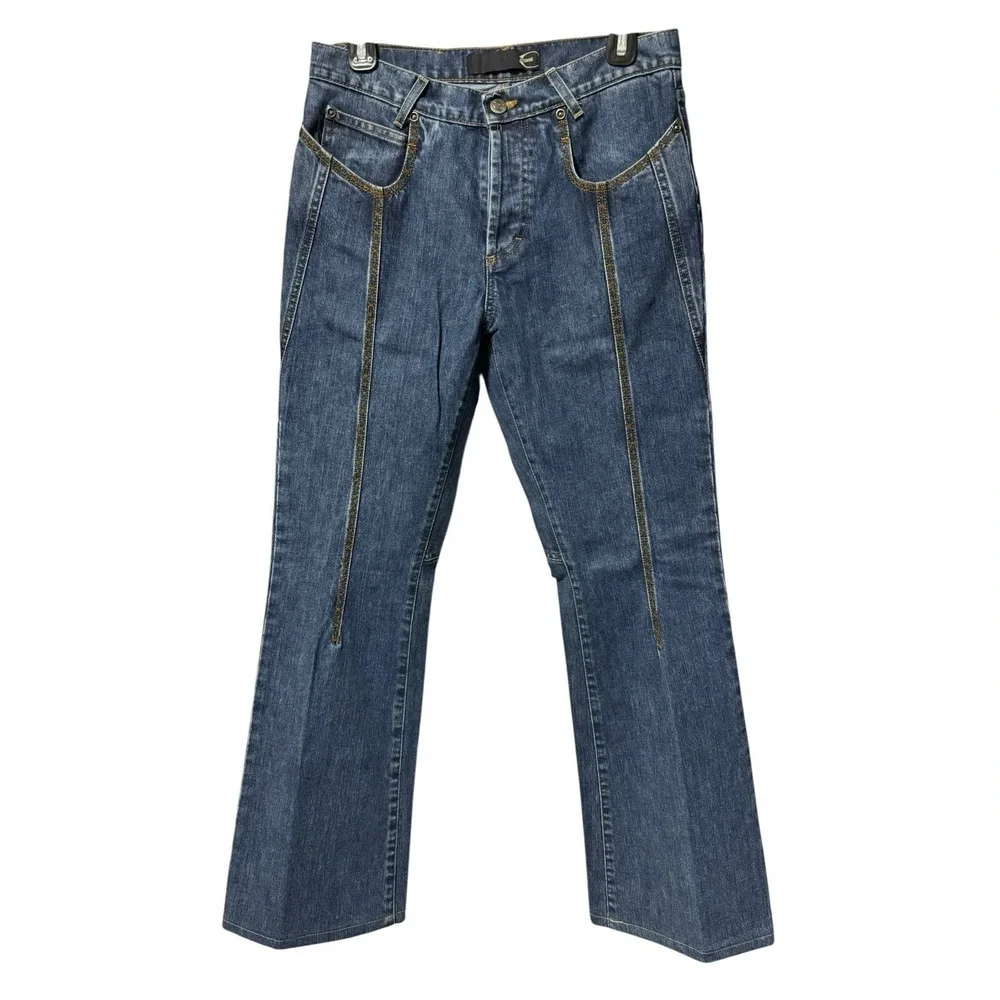 Just Cavalli Italian Designer Jeans Women Size 30 EU 44 Blue Denim Made In Italy